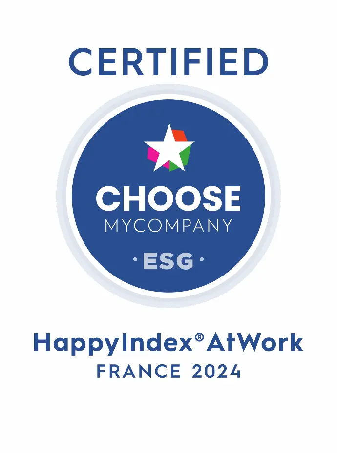Certification label Happy At Work 2024 Certification label Happy At Work 2024